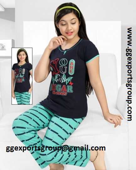Printed Design Pajama Set